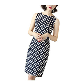 ĐẦM ÔM BODY CHẤM BI SÁT NÁCH DRESS32
