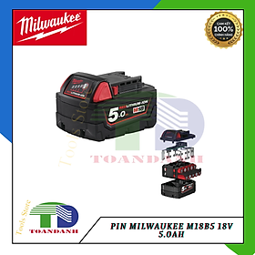 Pin Milwaukee M18B5 18V 5.0Ah