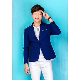 Aó vest Cách tân giả vest Titishop AGV17 Xanh dương