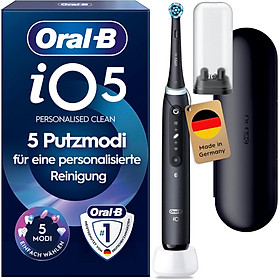 Bàn chải đánh răng điện Oral-B iO Series 5 màu đen kèm hộp Hàng chính hãng