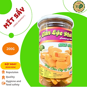 HŨ 200G MÍT SẤY KHÔ NGUYÊN CÁNH SẤY GIÒN NGON NGỌT TÂN LỘC PHÁT