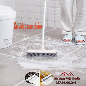 Chổi quét sàn nhà tắm đánh rửa nhà vệ sinh inox tiện lợi 2 trong 1 đa năng sk315 - hàng loại 1