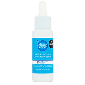 Tinh chất Superdrug Deep Action 2% Salicylic Acid Anti Blemish & Blackhead Serum 30ml