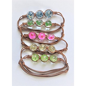 Combo 02 Vòng tay Nữ thời trang Hoa Cỏ-Màu Ngẫu Nhiên