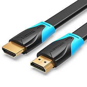 Cáp hdmi dẹt chuẩn 1.4, hỗ trợ full hd 2k, 4k vention - hàng chính hãng