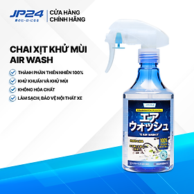 [Hàng Nhật - Loại Xịn] Chai xịt khử mùi, diệt khuẩn xe ô tô Air Wash JP24 300ml - Nhật Bản