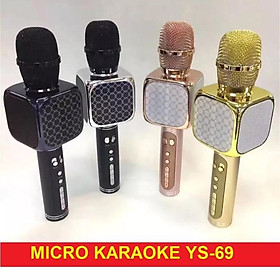Mua MIC KARAOKE YS69 3 IN 1 - MICRO CẦM TAY TIỆN LỢI CA HÁT KHI KẾT NỐI BLUETOOTH