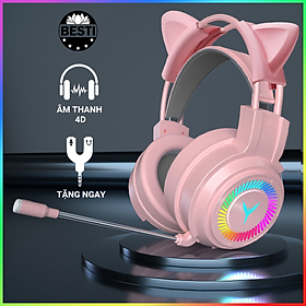 Mua Tai Nghe Gaming Chụp Tai Máy Tính Besti BT01 Có Đèn Led Đổi Màu Và Mic Đàm Thoại  Headphone Chơi Game Trên Laptop  PC - Hàng Chính Hãng Besti