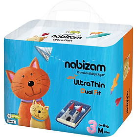 Tã quần Nabizam Hàn Quốc size 3 M 32 miếng