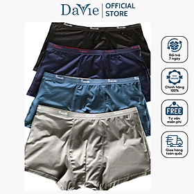 Quần Lót Nam Davie Sktl06 Chất Liệu Thun Lạnh, Co Giãn 4c, Bản Lưng 2.0cm Tinh Tế Và Mềm Mại