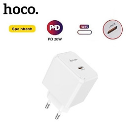 Củ Sạc Nhanh Cho Iphone Hoco C80/C80Plus/CS13/CS13A - Hỗ trợ sạc nhanh 20W PD QC3.0 - Hàng Chính Hãng