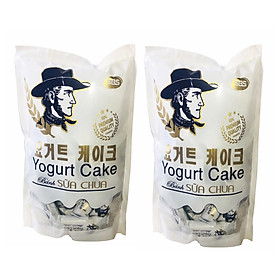 Combo 2 Bánh sữa chua (Yogurt Cake) SBS vỏ ngoài giòn xốp bao bọc lớp nhân sữa chua bên trong, vị ngon rất độc đáo (250g)