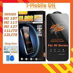 Hình ảnh Kính cường lực Full màn cho Xiaomi Mi 11T 10T 9T 11 12 Lite Black Shark 4 Pro chống tĩnh điện chống bụi