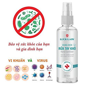 Nước rửa tay khô LUCK - LADY 100ml