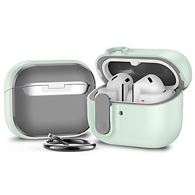 Ốp Case bảo vệ Kai.N Pop Up Cover có khoá cho Galaxy Buds 3 Pro/ buds 3 kèm móc treo_ Hàng Chính Hãng