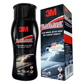 Dung Dịch Chống Bám Nước Trên Kính Xe 3M Glass Coat Windshield 3M 08889 LT (200ml)