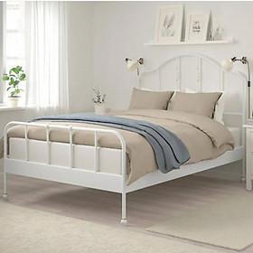 Mua Giường sắt mỹ nghệ uốn cong nghệ thuật kích thước 1.5x1.9m