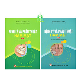 Hình ảnh Sách - Combo Bệnh Lý Và Phẫu Thuật Hàm Mặt Tập 1- Tập 2 Dùng cho sinh viên răng hàm mặt.