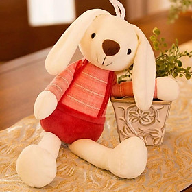 Thỏ bông tai dài đáng yêu làm quà tặng cho bé, trang trí trong phòng, bàn học, bàn làm việc, gấu bông cao cấp