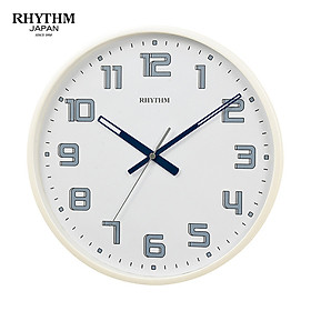 Mua Đồng hồ treo tường Nhật Bản Rhythm CMG599NR03- Kt 30.6 x4.0cm  630g Vỏ nhựa. Dùng Pin.
