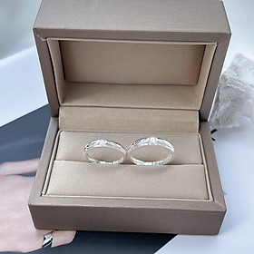 Nhẫn đôi nhẫn cặp bạc cao cấp YN JEWELRY