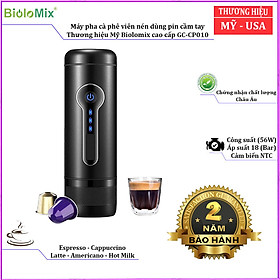 Mua Máy pha cà phê viên nén dùng pin cầm tay Biolomix GC-CP010 -Hàng chính hãng
