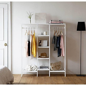 Mua Kệ Treo Quần Áo Cao Cấp Triple Hanger - Màu Sơn Trắng  Chất Liệu Gỗ Tần Bì