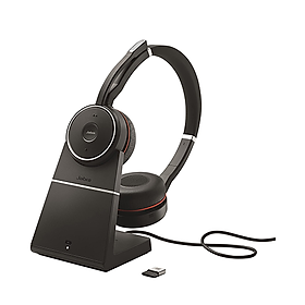 Mua Tai nghe Jabra Evolve 65 MS/UC Stereo Kèm Đế Sạc - Hàng chính hãng