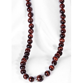 Vòng Cổ Đá Mắt Hổ Nâu Đỏ Ngọc Quý Gemstones