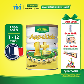 Sữa dinh dưỡng Appeton Appekidz 1+ dành cho trẻ 1-12 tuổi - Lon 900g