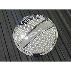 Ốp nắp bình xăng Mazda 3 2020 mạ Crom