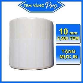 Mua Cuộn Tem Vàng Nữ Trang  Trang sức - Tem nhãn vàng cho Tiệm vàng Loại 10mm