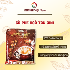 Cà Phê Sữa 3in1 AnTháiCafé - Túi 20gói x 18g