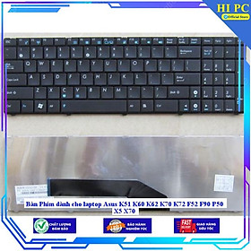 Bàn Phím dành cho laptop Asus K51 K60 K62 K70 K72 F52 F90 P50 X5 X70 - Hàng Nhập Khẩu