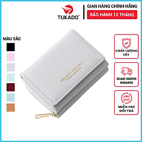 Ví Nữ Mini Cầm Tay PERFECT FOR YOU Dáng Ngắn Nhiều Ngăn Tiện Dụng Chất Da Xước Cao Cấp Cực Đẹp PFY04