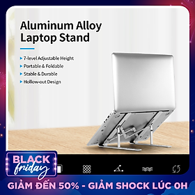Giá Đỡ Laptop Hợp Kim Nhôm 7 Cấp Độ Điều Chỉnh Chống Trượt Gấp Gọn