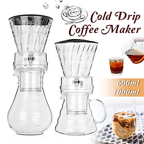 600ml Dutch Coffee Cold Water Drip Brewer Coffee Maker Machine Serve For 8 cups