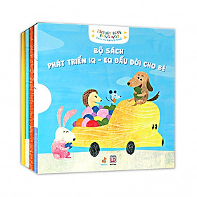 Bộ 4 Cuốn Sách Tranh Song Ngữ Phát Triển IQ - EQ Đầu Đời Cho Bé - TNBook