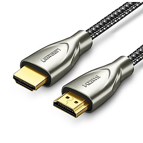 Cáp HDMI 2.0 Carbon chuẩn 4K@60MHz mạ vàng cao cấp dài 5m UGREEN 50110 - Hàng Chính Hãng