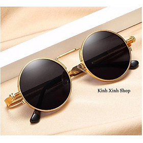 Kính râm Nam Nữ Mắt Tròn Cao Cấp