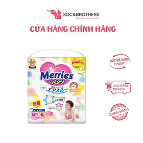 Bỉm quần Merries cộng miếng chính hãng M58 + 6