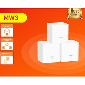 Router Wifi Mesh Chuẩn AC1200 Tenda Nova MW3 - 3 Pack - Hàng Chính Hãng