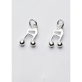 Combo 2 cái charm bạc hình nốt nhạc mặt treo - Ngọc Quý Gemstones