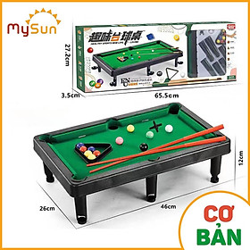 Bàn bi a bida mini cỡ lớn cho trẻ em bé giá rẻ đồ chơi MySun