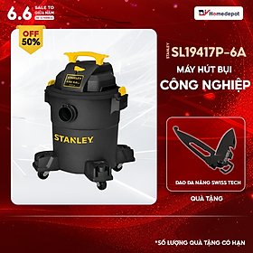 Máy Hút Bụi Công Nghiệp Hút Khô Và Ướt USA Stanley SL19417P-6A - 23 lít/ Công suất 4000W (5.5HP) - Hàng Chính Hãng
