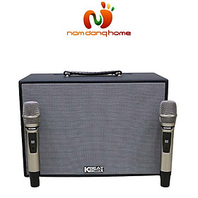 Mua Loa kéo Acnos CS2501PU - Loa bluetooth thùng gỗ kèm hiệu ứng Reverb đa kênh tặng micro không dây UHF vỏ nhôm cao cấp - Hàng nhập khẩu