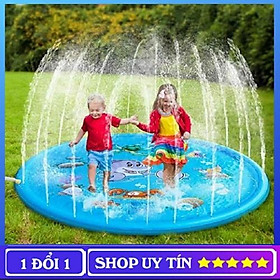 Mua Tấm Đệm Phun Nước Cho Bé 1.7m.Thảm Phun Nước Ngòai Trời Cho Bé