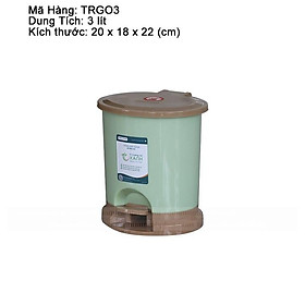Mua Thùng rác chân đạp Oval Nhí/ Nhỏ / Trung /Đại