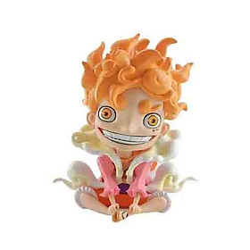 Mô hình Luffy Gear 5 Chibi tóc cam