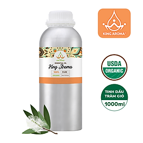 Tinh dầu thiên nhiên tràm gió king aroma mẫu thử 30ml/ 100ml - tinh dầu nguyên chất xông thơm phòng/ thư giãn tinh thần/ thích hợp dùng với đèn xông và máy khuếch tán.